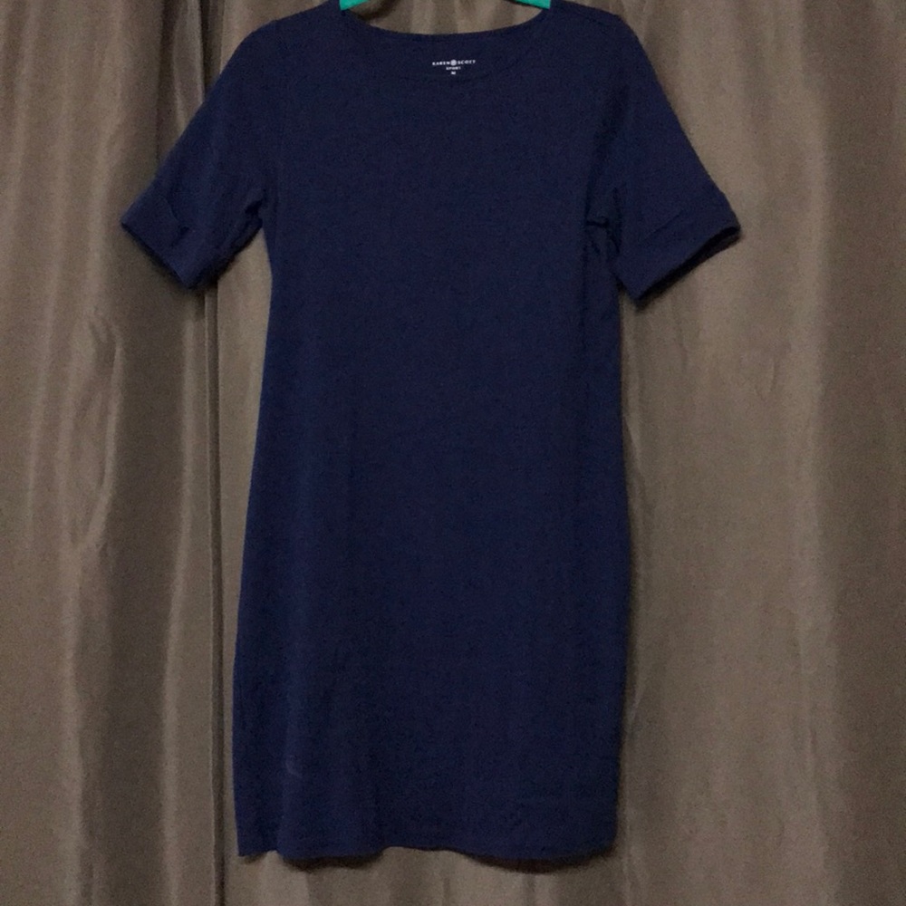 Navy Blue casual dress 100% cotton